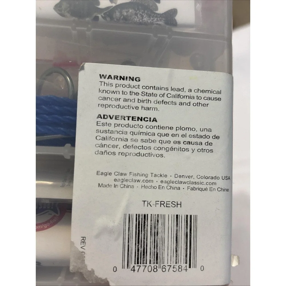 Vintage Eagle Claw Vintage Freshwater Tackle Kit 35+ Years Old